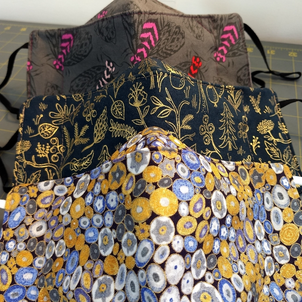 Specialty cotton print face masks